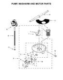 Pump, washarm and motor parts