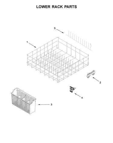 Lower rack parts