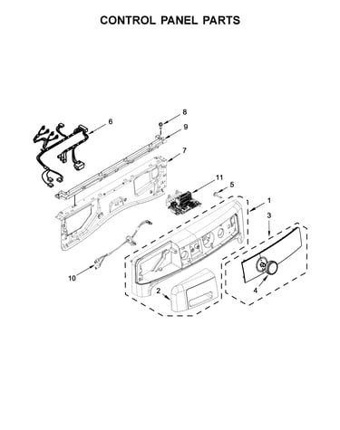 Control panel parts