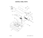 Jenn-Air JJW3430DP02 control panel parts diagram