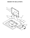 Washer top and lid parts