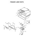 Freezer liner parts