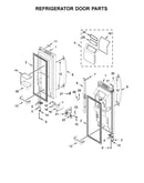 Refrigerator door parts