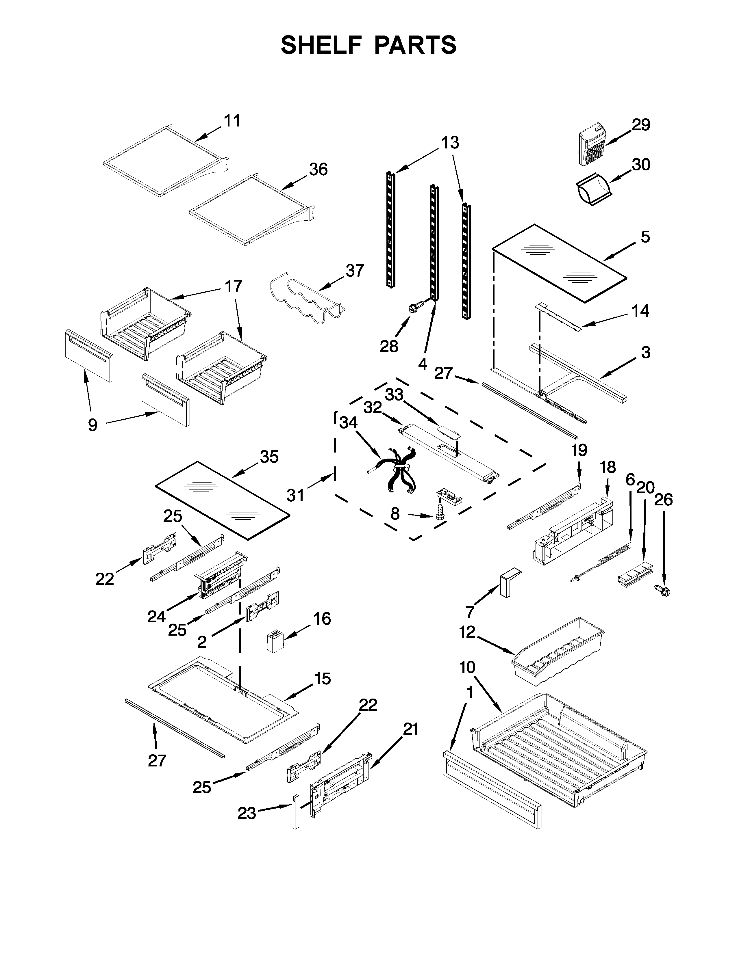 SHELF PARTS