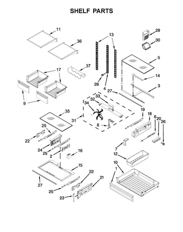 Shelf parts