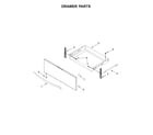 Whirlpool YWEE730H0DS0 drawer parts diagram