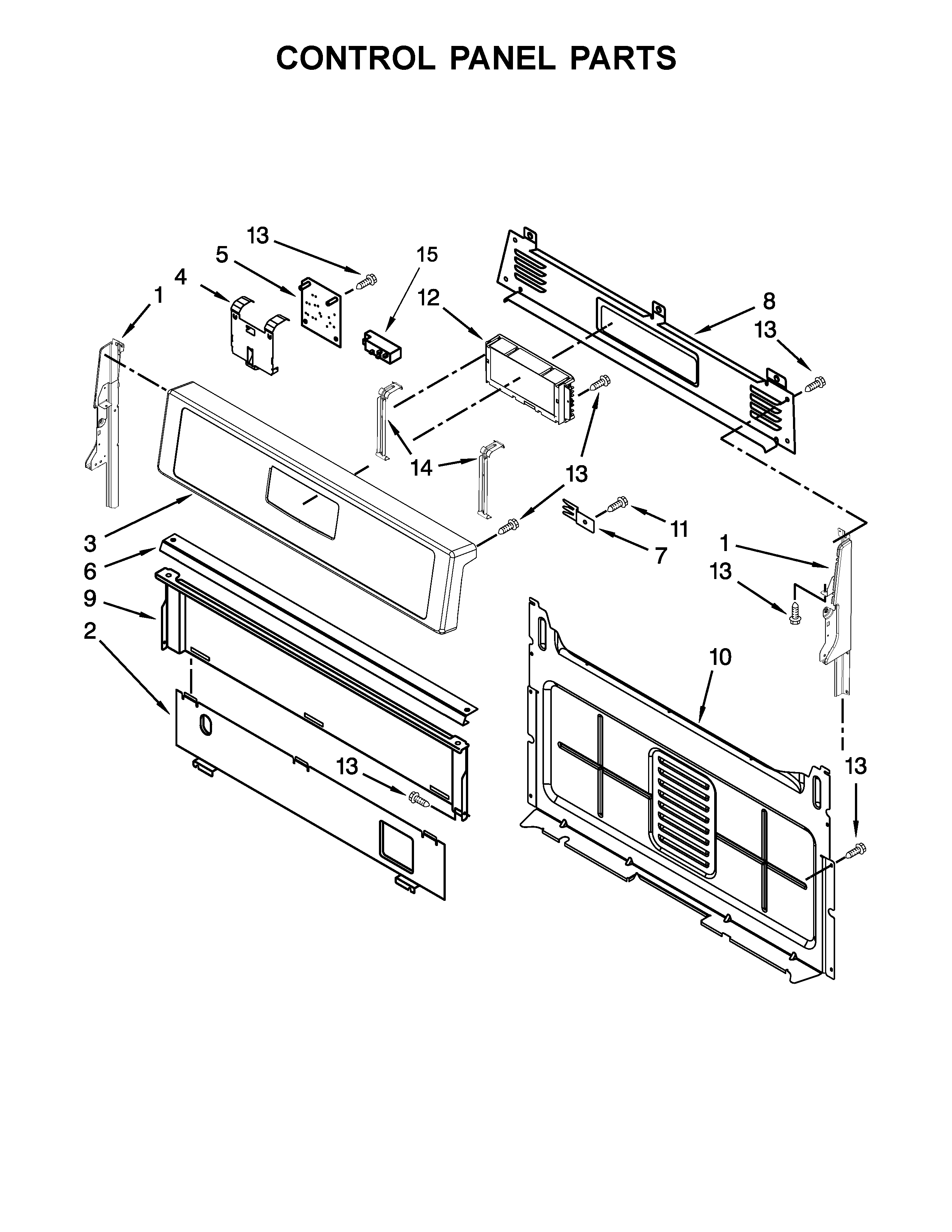 CONTROL PANEL PARTS