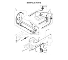 Whirlpool WFG515S0EW0 manifold parts diagram