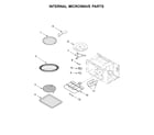 KitchenAid KMBP107ESS00 internal microwave parts diagram