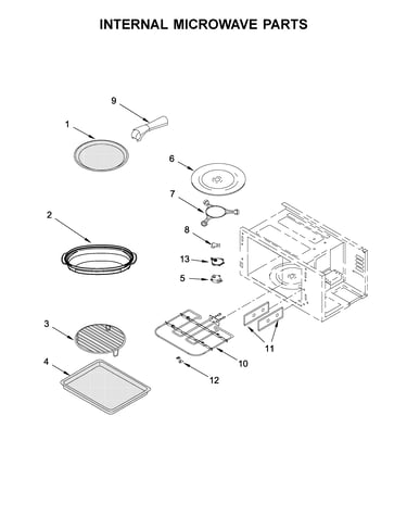 Internal microwave parts