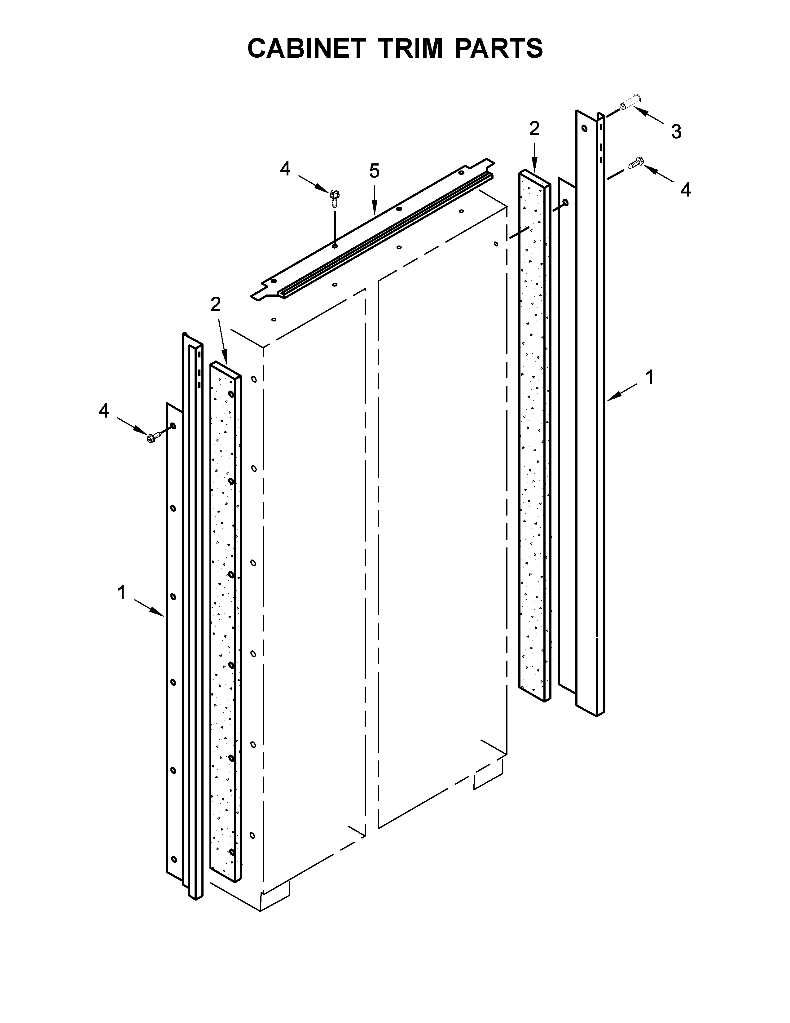 Cabinet trim parts