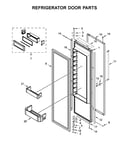 Refrigerator door parts