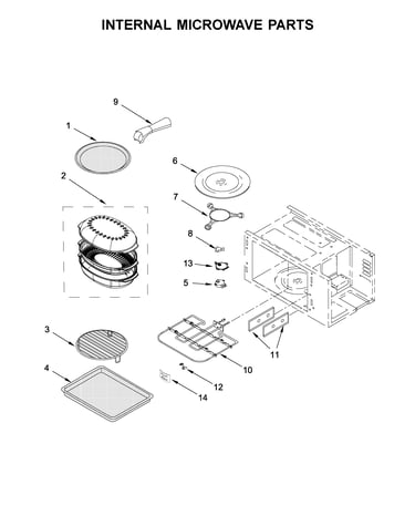 Internal microwave parts