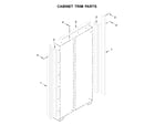 KitchenAid KBSN608EBS00 cabinet trim parts diagram