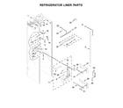 KitchenAid KBSN608EBS00 refrigerator liner parts diagram