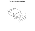 KitchenAid KBSN608EBS00 top grille and unit cover parts diagram