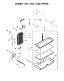 Lower unit and tube parts