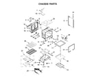 Whirlpool WFG745H0FS0 chassis parts diagram
