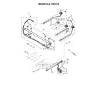 Whirlpool WEG515S0FB0 manifold parts diagram
