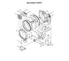 Whirlpool CGD9150GW0 bulkhead parts diagram