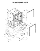 Tub and frame parts