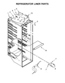 Refrigerator liner parts