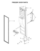 Freezer door parts