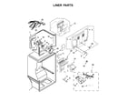 Whirlpool WRT518SZFG00 liner parts diagram