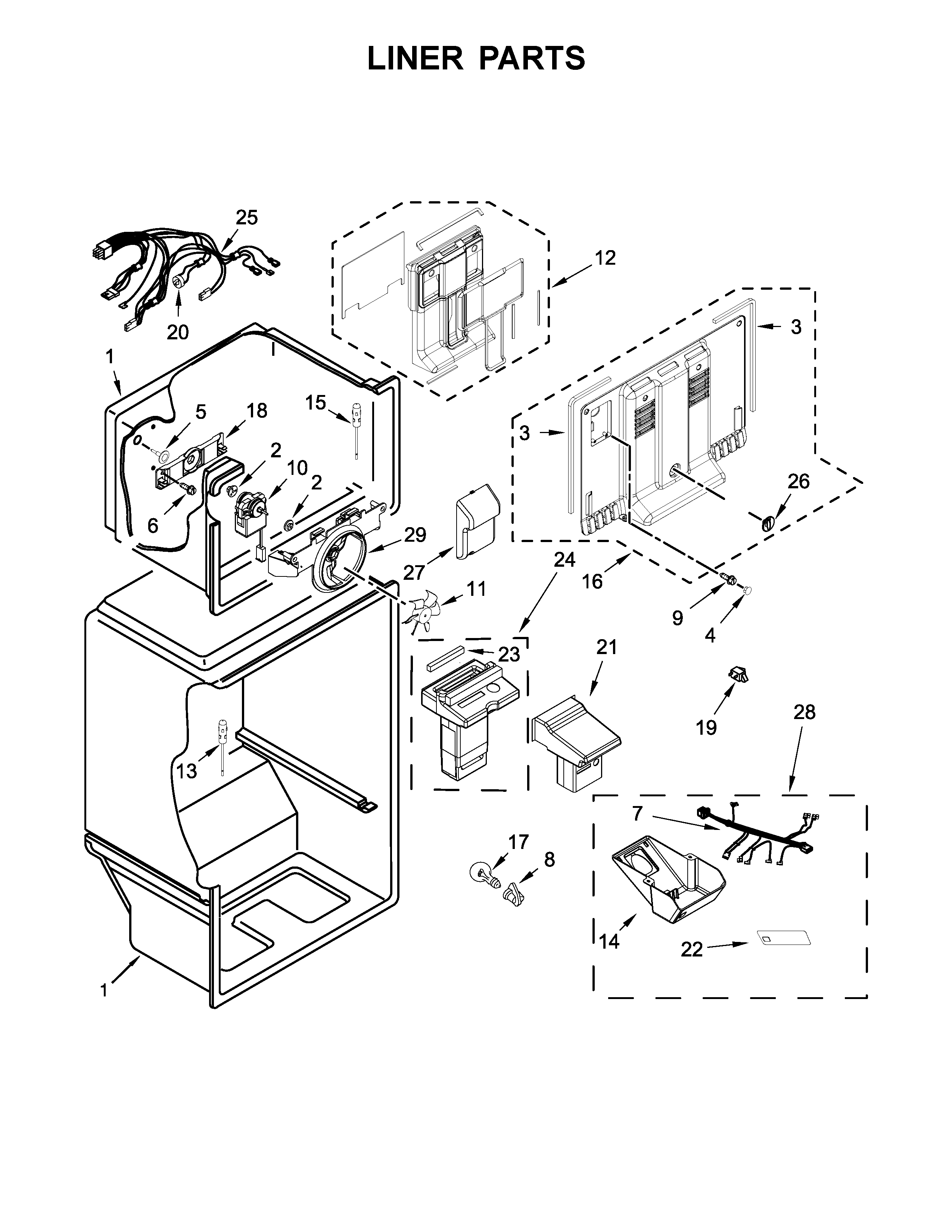 Liner parts