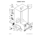 Whirlpool WRS586FIEE03 cabinet parts diagram
