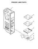 Freezer liner parts