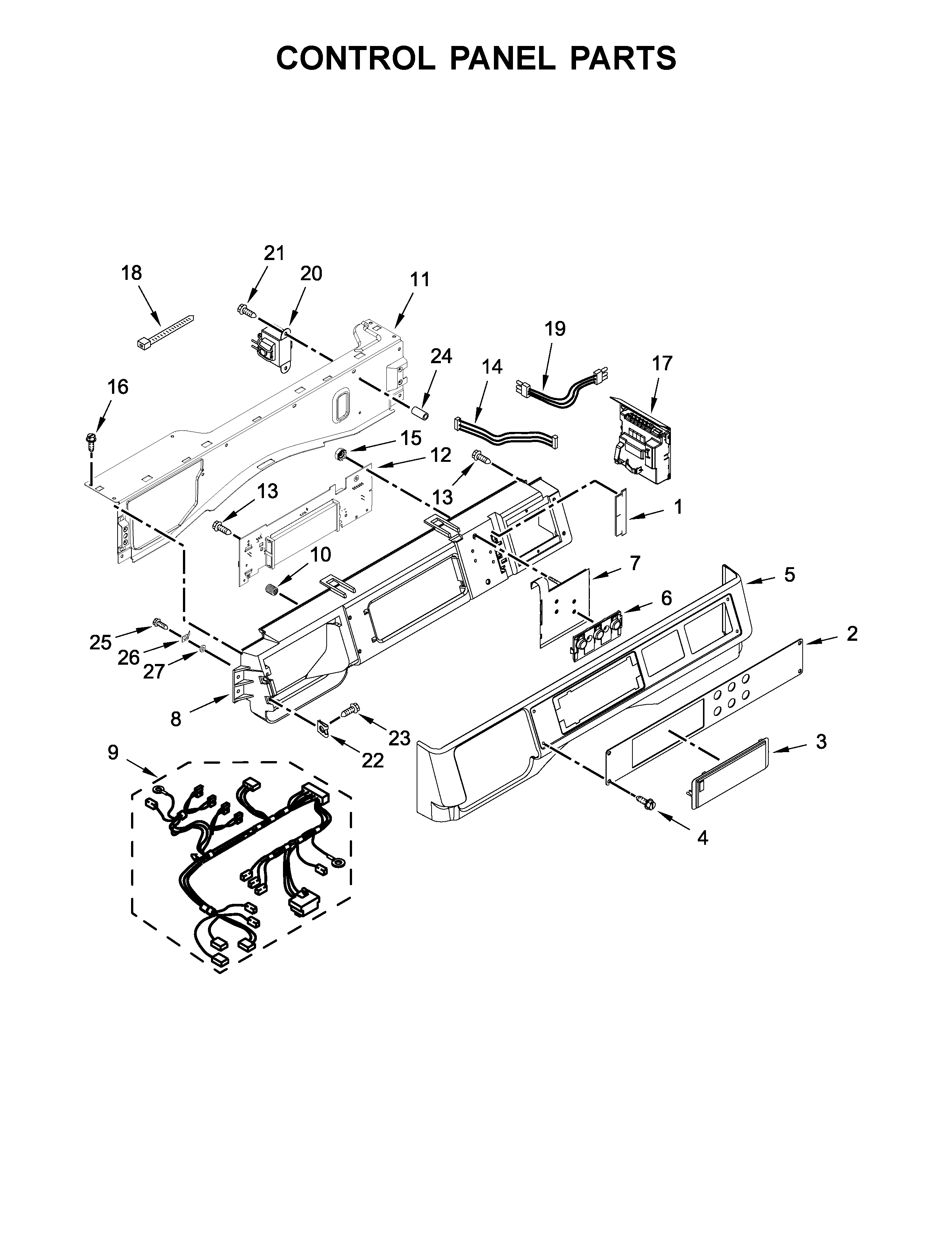 CONTROL PANEL PARTS