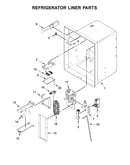 Refrigerator liner parts