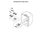 Ikea IX3HHGXSS000 refrigerator liner parts diagram