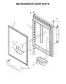 Refrigerator door parts