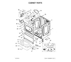 Maytag MDG20PNAGW0 cabinet parts diagram