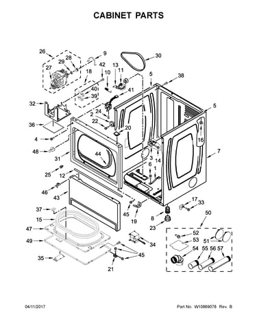 Cabinet parts