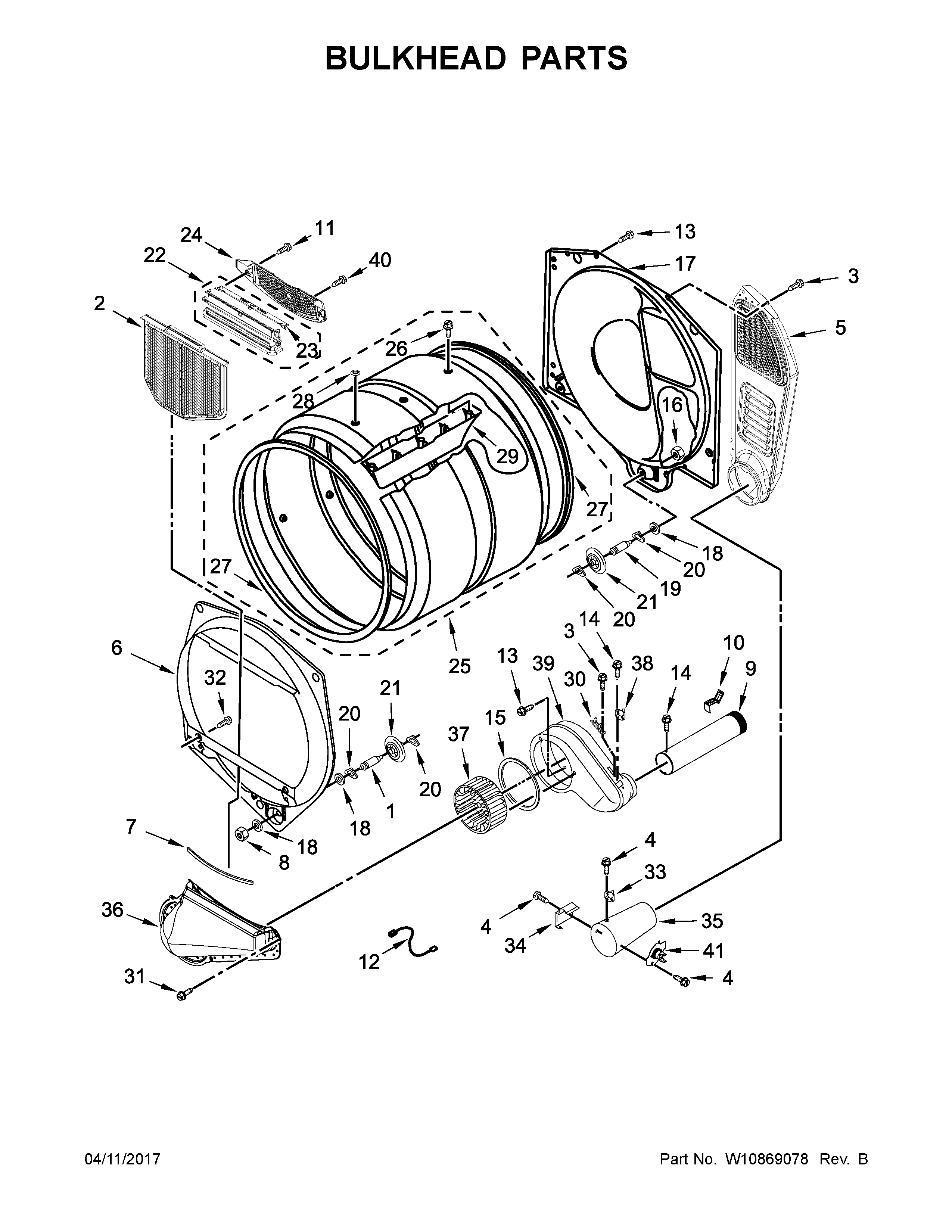 Bulkhead parts