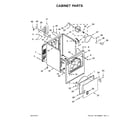 Maytag 7MMEDC300DW1 cabinet parts diagram