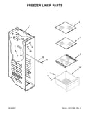 Freezer liner parts