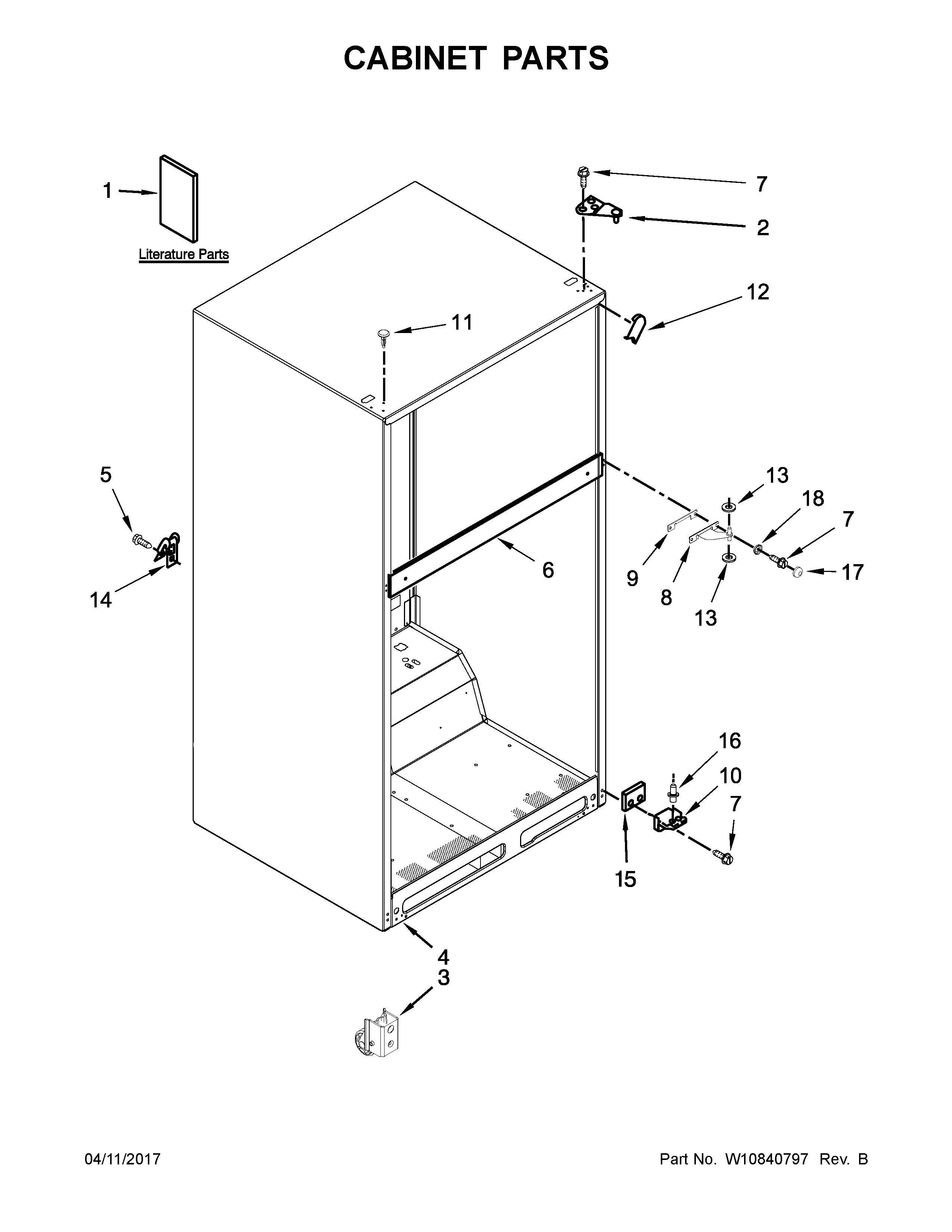Cabinet parts