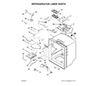 Whirlpool WRF736SDAB14 refrigerator liner parts diagram