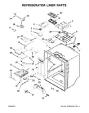 Refrigerator liner parts