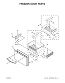 Freezer door parts