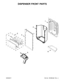 Dispenser front parts