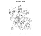 Maytag MEDB755DW0 bulkhead parts diagram