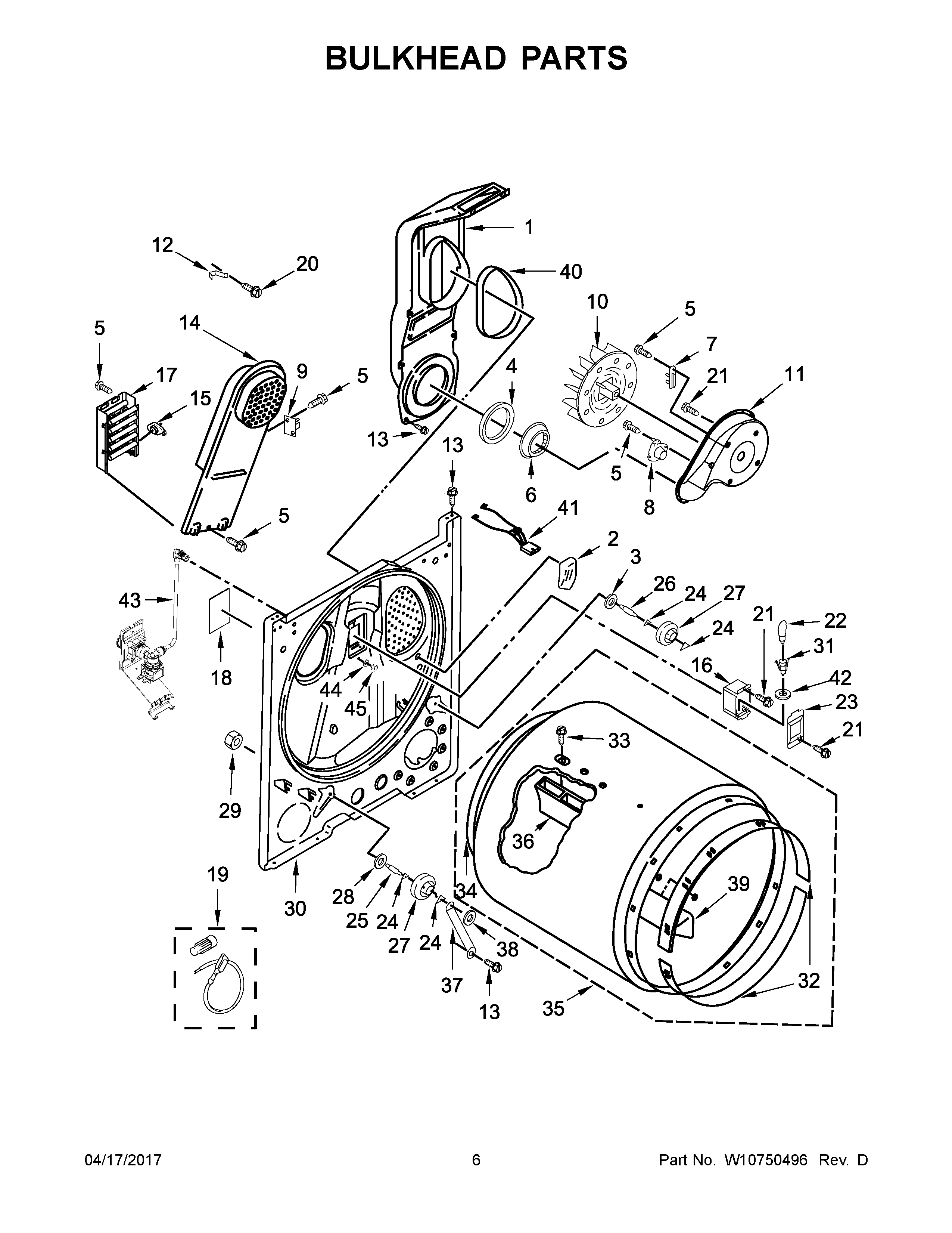 Bulkhead parts