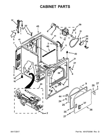 Cabinet parts