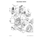 Maytag MGDB755DW0 bulkhead parts diagram