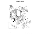 Maytag MGDX6STBW2 cabinet parts diagram